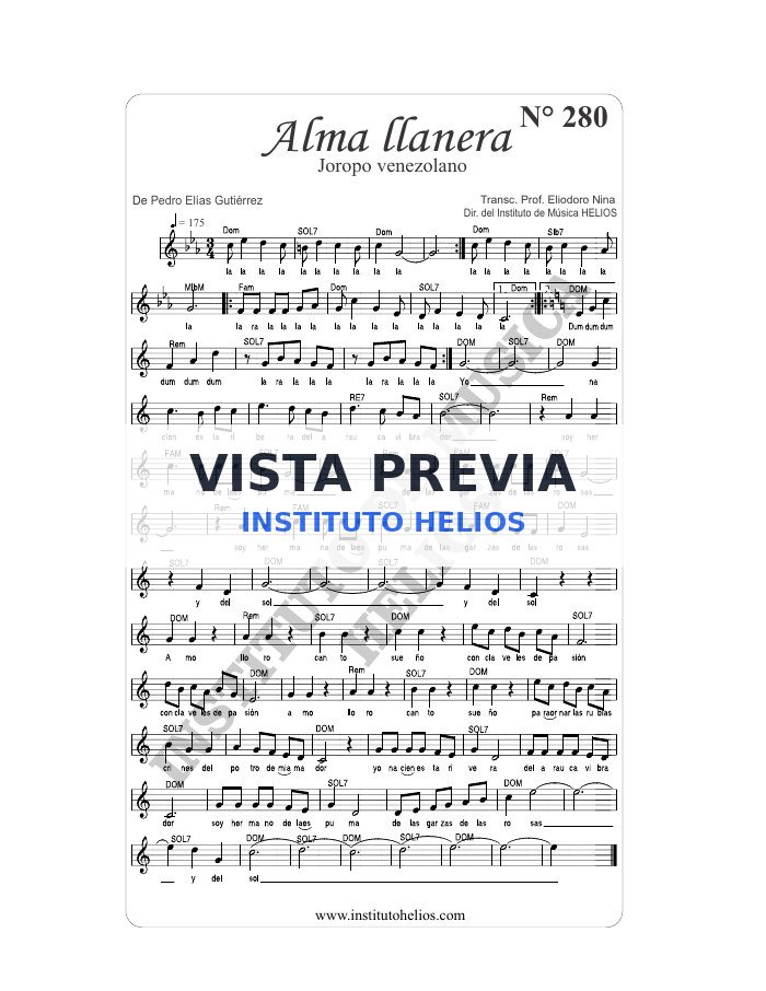 Vista previa de Alma llanera